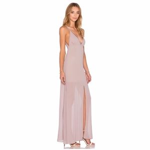 Plunge Maxi Dress